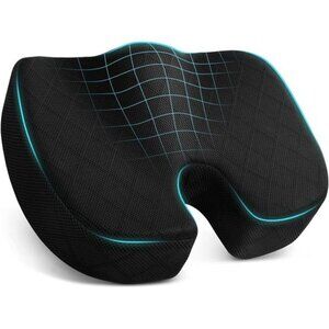 Office/ Car Seat Cushion, Non-Slip Sciatica & Back Coccyx Tailbone